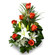 bouquet of orange roses and lilies. Perm
