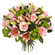 pink roses and lilies. Perm