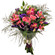alstroemerias and roses bouquet. Perm