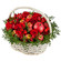 gift basket with strawberry. Perm